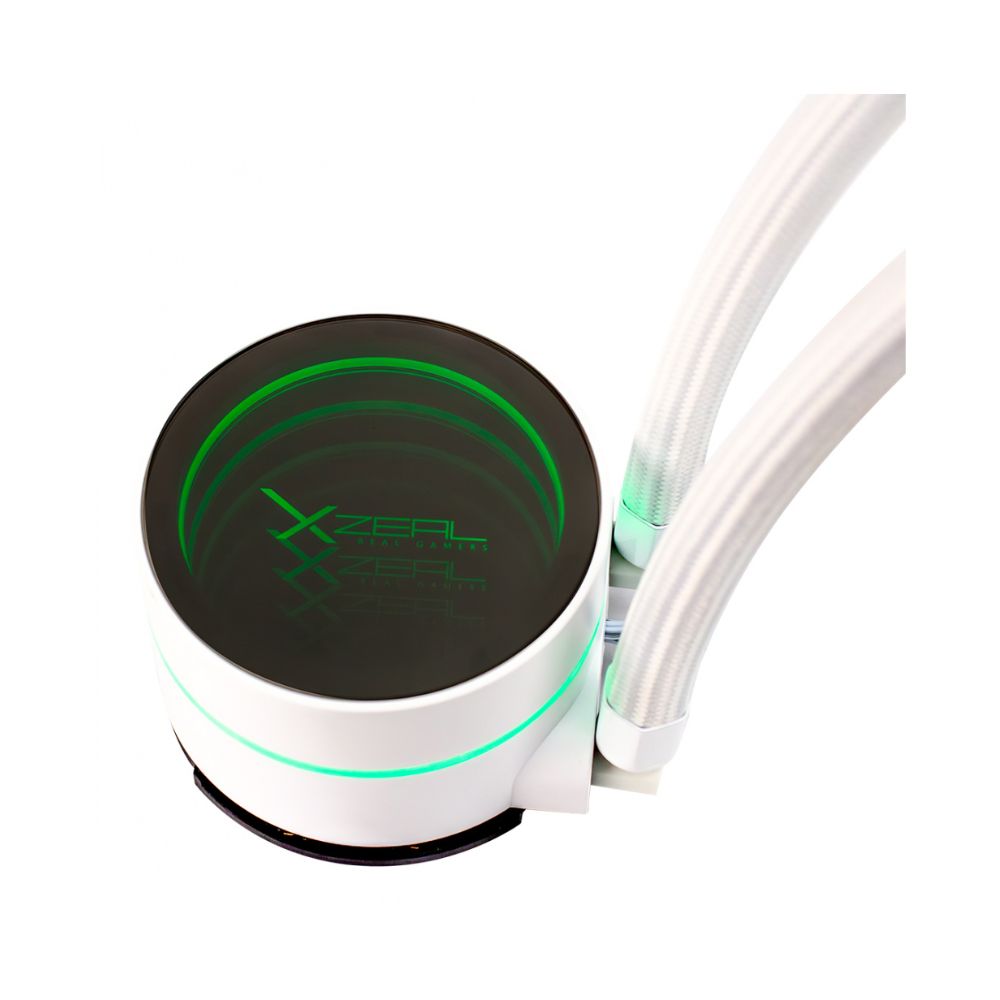 Enfriamiento Líquido para CPU Xzeal XZ411, 3x 120mm, hasta 2200RPM, Blanco