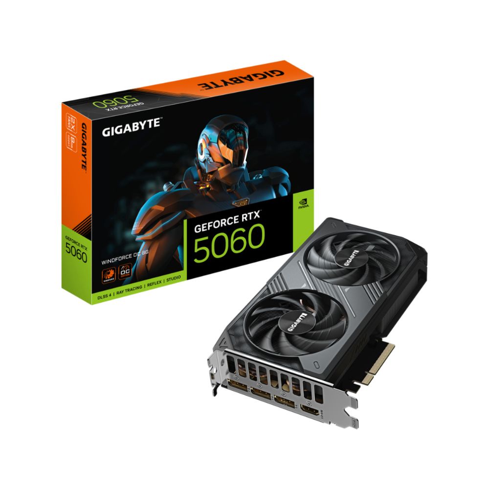 Tarjeta de Video Gigabyte GeForce RTX 5060 8GB GDDR7 PCIe 5.0