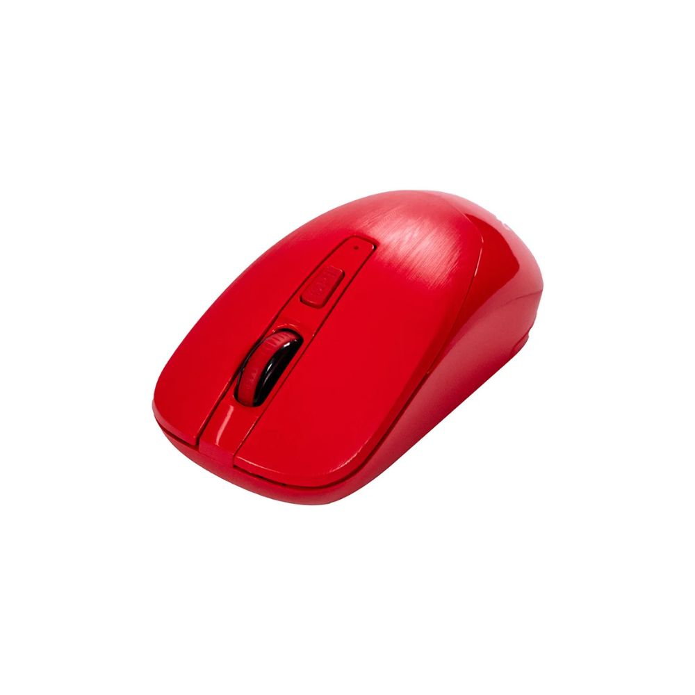Mouse Naceb NA-0137R | Inalámbrico | Óptico | 1600 DPI | RF | Rojo