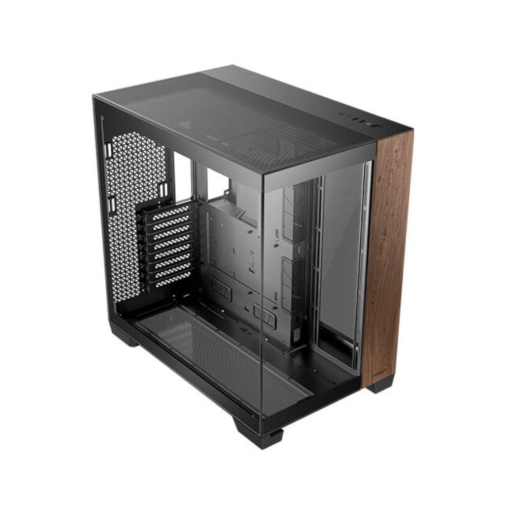 Gabinete Antec C8 WOOD, Full Tower, ATX/EATX/Micro-ATX/Mini-ITX, USB 3.0, sin Fuente, sin Ventiladores Instalados, Negro