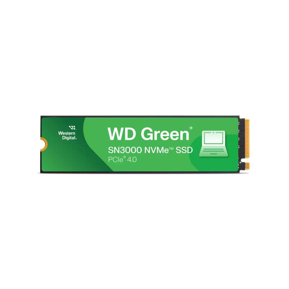 SSD WD Green SN3000 1TB | PCIe 4.0 NVMe | 5000MB/s Lectura | 4200MB/s Escritura | M.2 2280