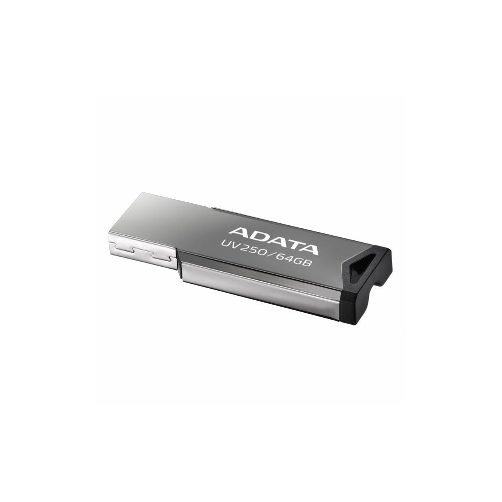 Memoria USB Adata UV250 64GB Plata | USB 2.0 | Diseño Metálico