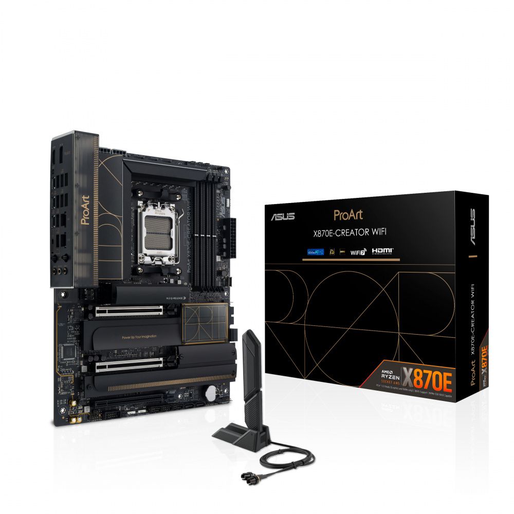 Tarjeta Madre ASUS ProArt X870E-Creator WiFi ATX Socket AM5 AMD X870E 256GB DDR5 HDMI/DP para AMD