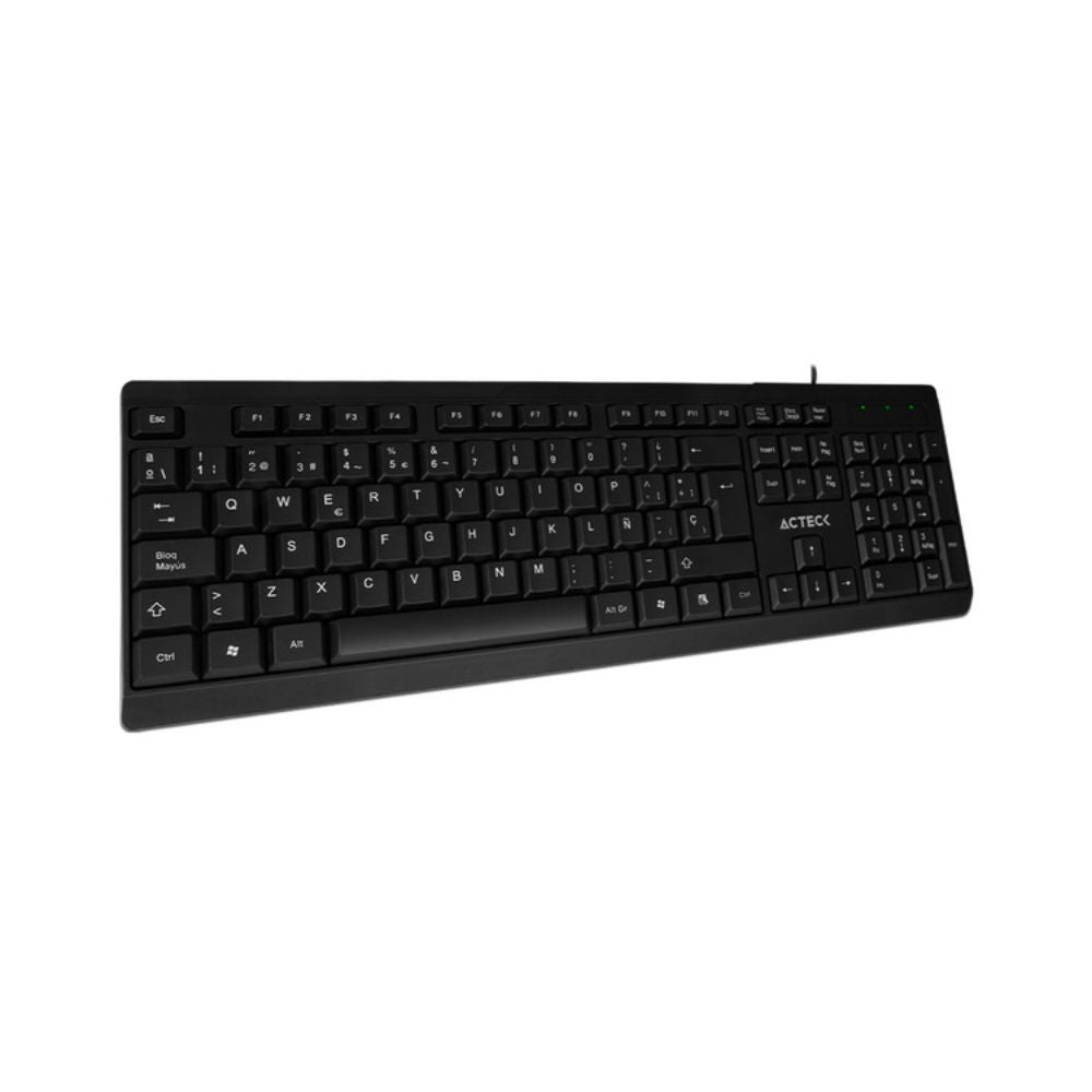 Teclado Acteck AC-928946 | Alámbrico | USB | Español | Negro