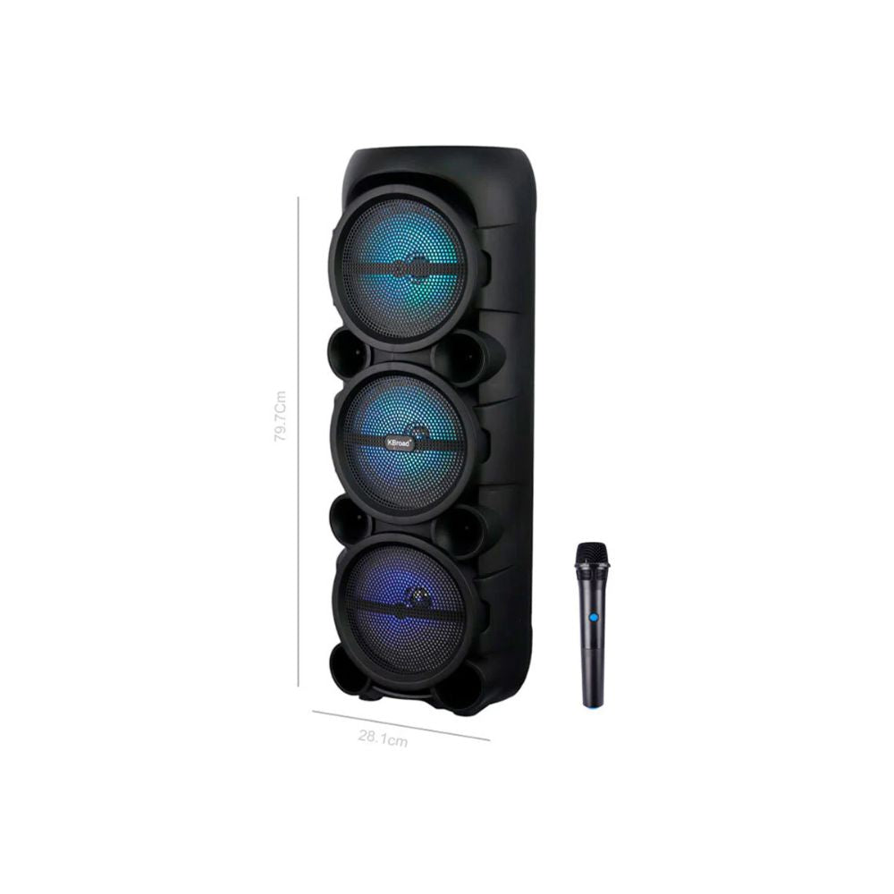 Bafle Linkbits 3x8" | Bluetooth | FM | USB | Recargable