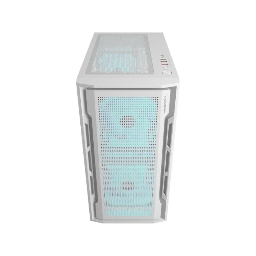 Gabinete Cougar Uniface Mini RGB, Mini-Tower, Micro-ATX/Mini-ITX, USB 2.0/3.0, sin Fuente, 3 Ventiladores Instalados, Blanco