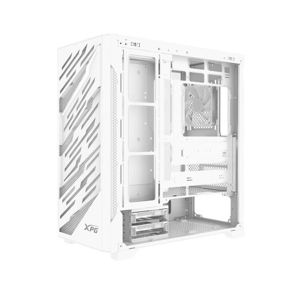 Gabinete XPG STARKERAIRBTFMTA-WHCWW | Midi-Tower | ATX/EATX | 4 Ventiladores | Blanco