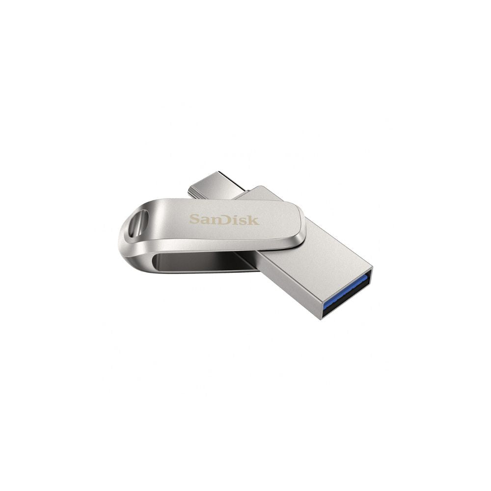 Memoria USB SanDisk Ultra Dual Drive Luxe 512GB Plata | USB-C + USB-A | 150MB/s
