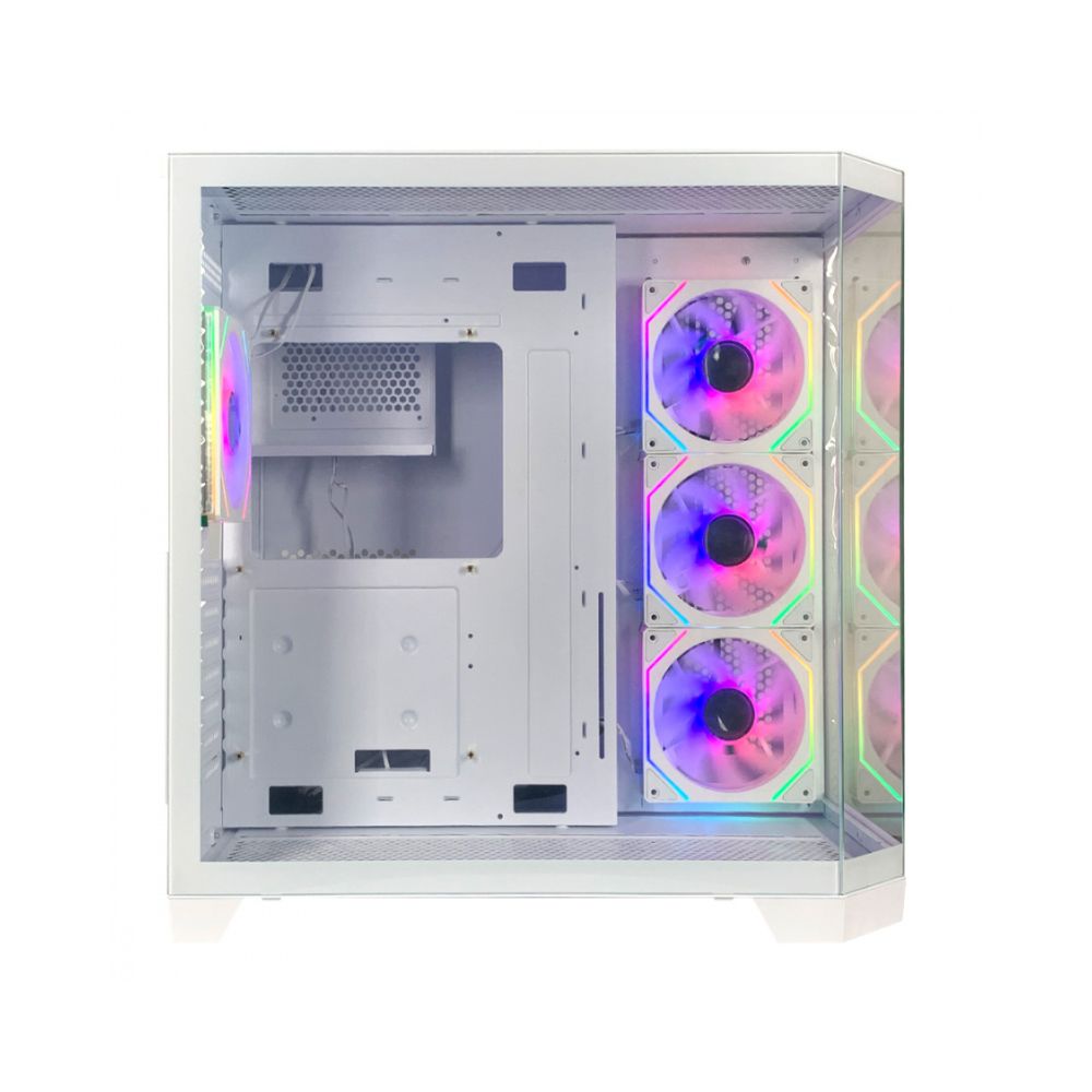 Gabinete Xzeal XZ150 Blanco | Midi-Tower | ATX Micro-ATX | 4 Ventiladores