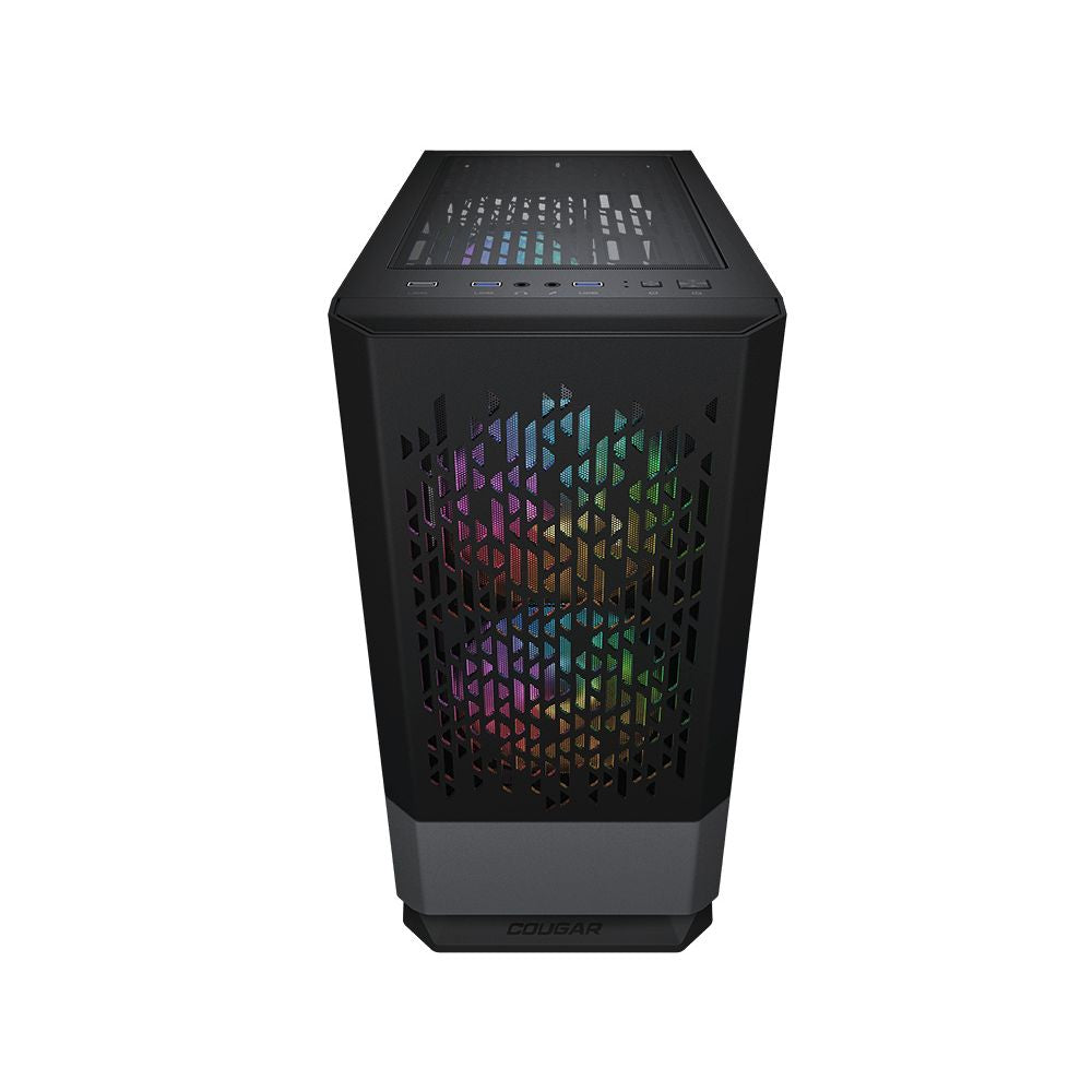 Gabinete Cougar MG140 Air, Mini-Tower, Micro-ATX/Mini-ITX, USB 2.0/3.0, sin Fuente, 3 Ventiladores Instalados, Negro
