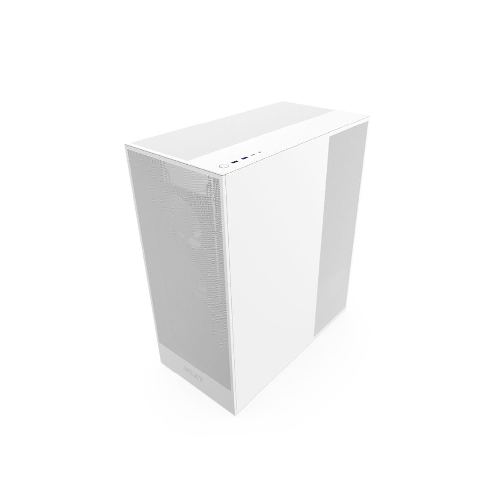 Gabinete NZXT H7 Flow 2024, Midi-Tower, ATX/EATX/Micro-ATX/Mini-ITX, USB 3.0, sin Fuente, 3 Ventiladores Instalados, Blanco