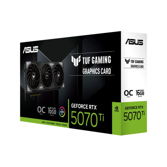 Tarjeta de Video ASUS NVIDIA GeForce RTX 5070 Ti TUF Gaming 16GB GDDR7 256-bit PCI Express 5.0