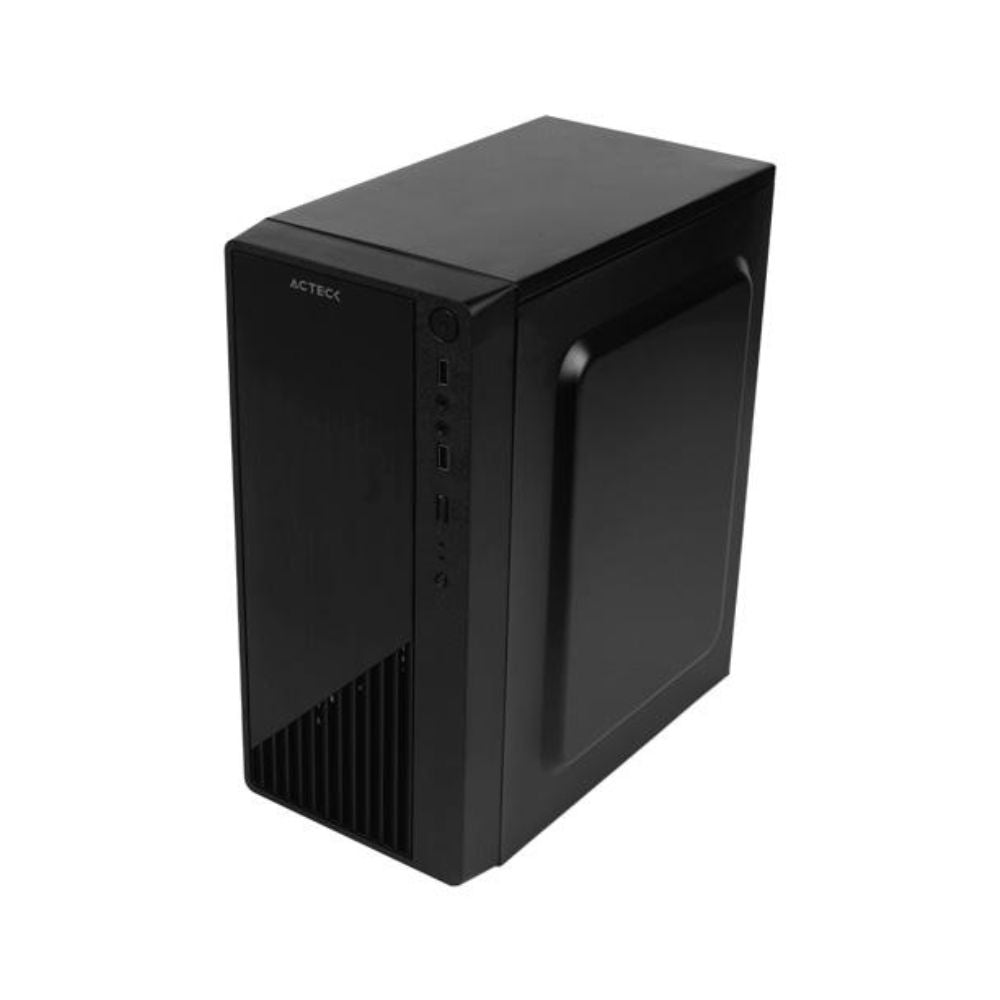 Gabinete Acteck Kioto GC220 Negro | Micro-Tower | Micro-ATX Mini-ITX | Fuente 500W
