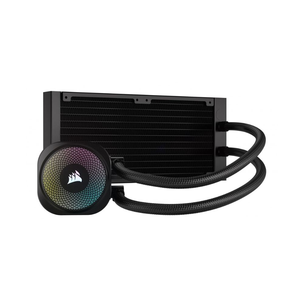 Enfriamiento Líquido para CPU Corsair CW-9060092-WW Nautilus 240 RS ARGB, 240mm, 2 Ventiladores, Negro