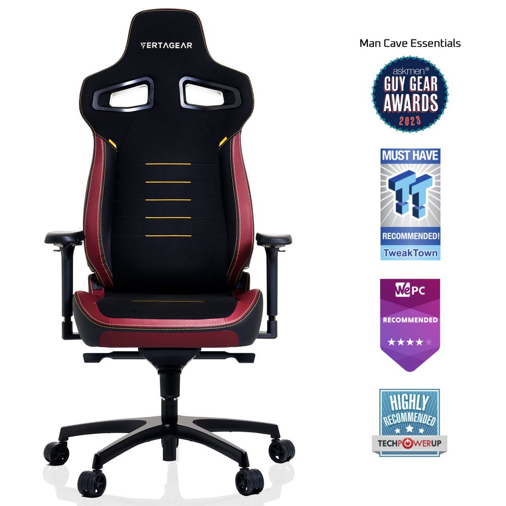 Silla Gamer Vertagear PL4800 X-Large HygenX LED RGB Burgundy Red