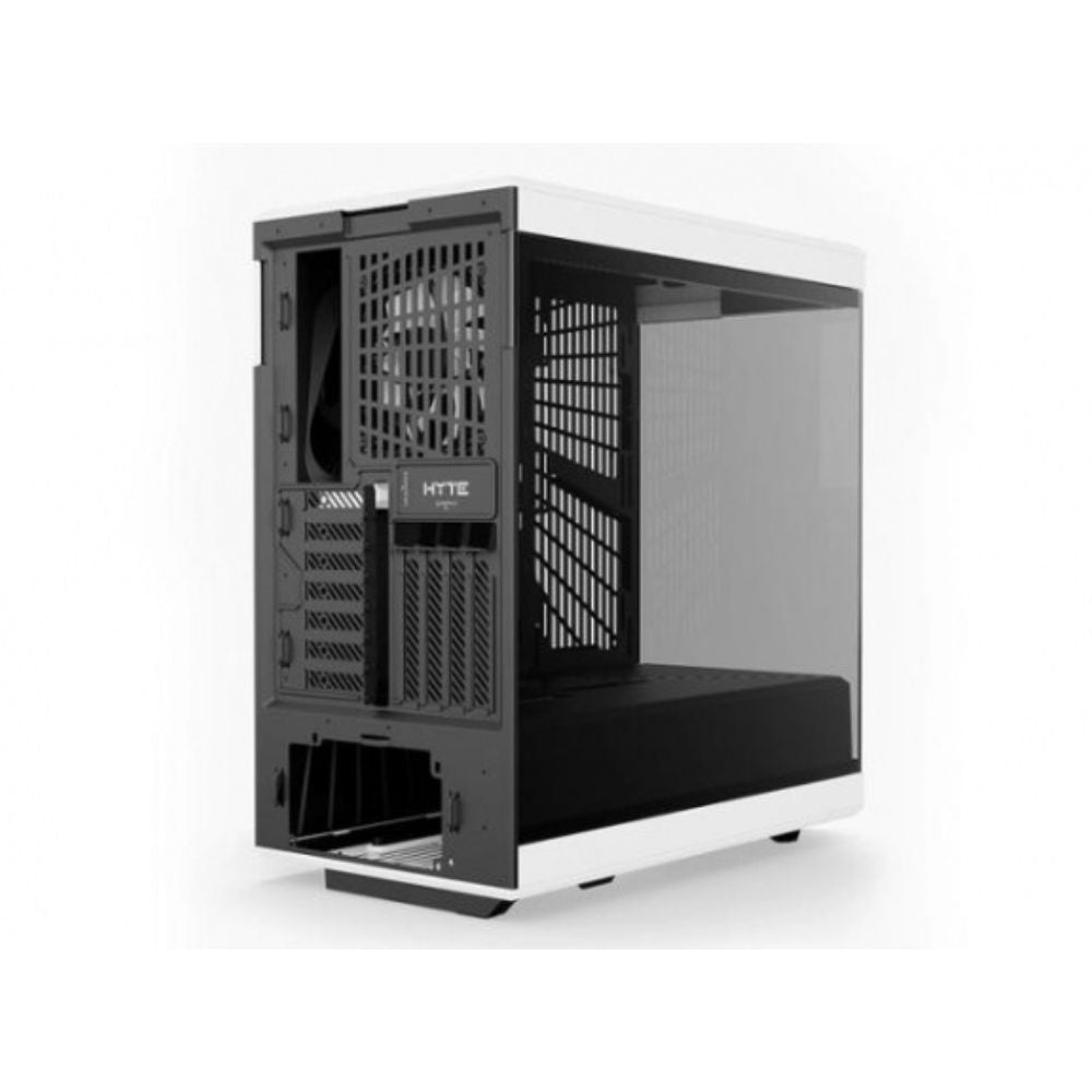 Gabinete HYTE Y40 con Ventana, Midi-Tower, ATX/ITX/micro-ATX, USB 3.0, sin Fuente, 2 Ventiladores Instalados, Negro/Blanco