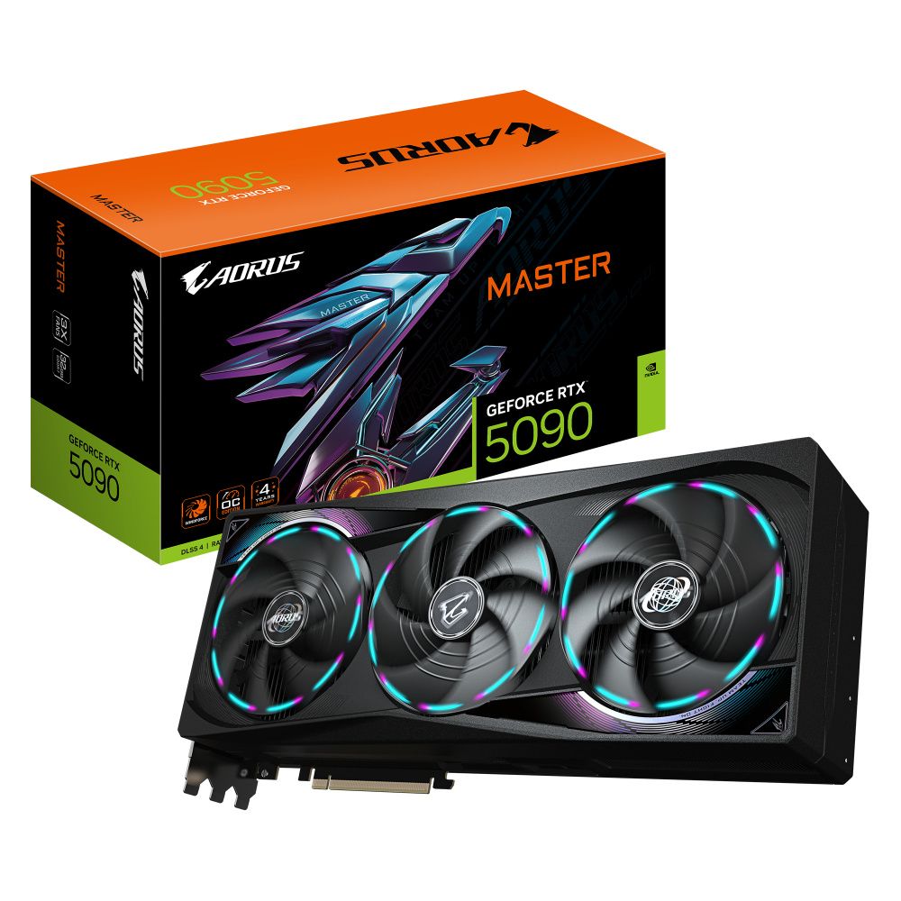 Tarjeta de Video AORUS NVIDIA GeForce RTX 5090 MASTER 32GB 512-bit GDDR7 PCI Express x16 5.0