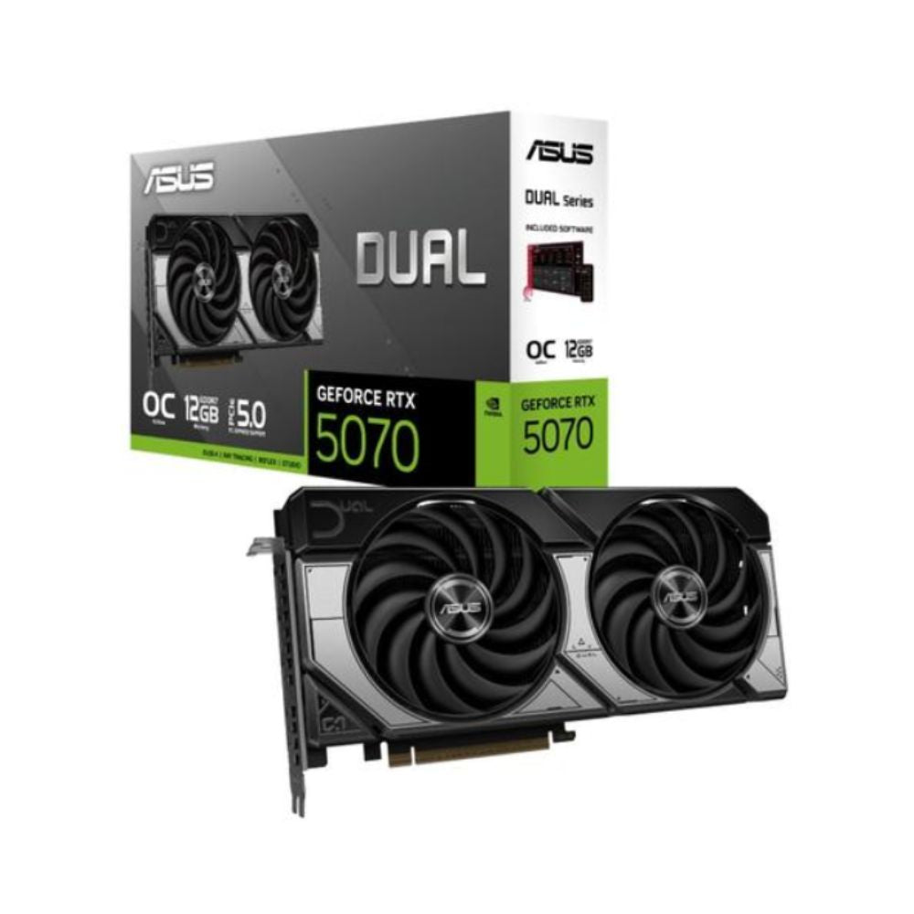 Tarjeta de Video ASUS GeForce RTX 5070 Dual OC 12GB GDDR7 PCIe 5.0