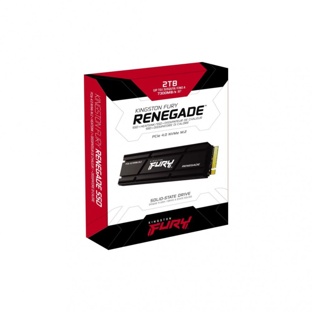 SSD Kingston FURY Renegade NVMe 2TB M.2 PCIe 4.0 7300MB/s Lectura 7000MB/s Escritura