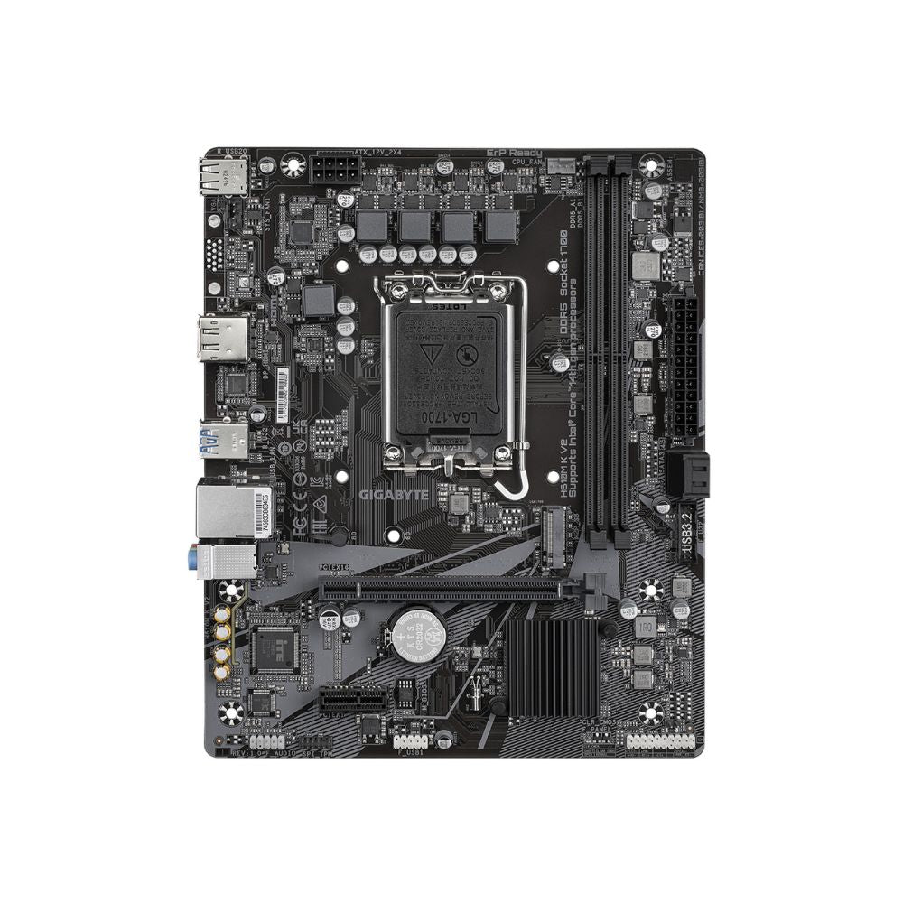 Tarjeta Madre Gigabyte H610M K V2 | Micro-ATX | LGA1700 | DDR5 128GB | HDMI/DP