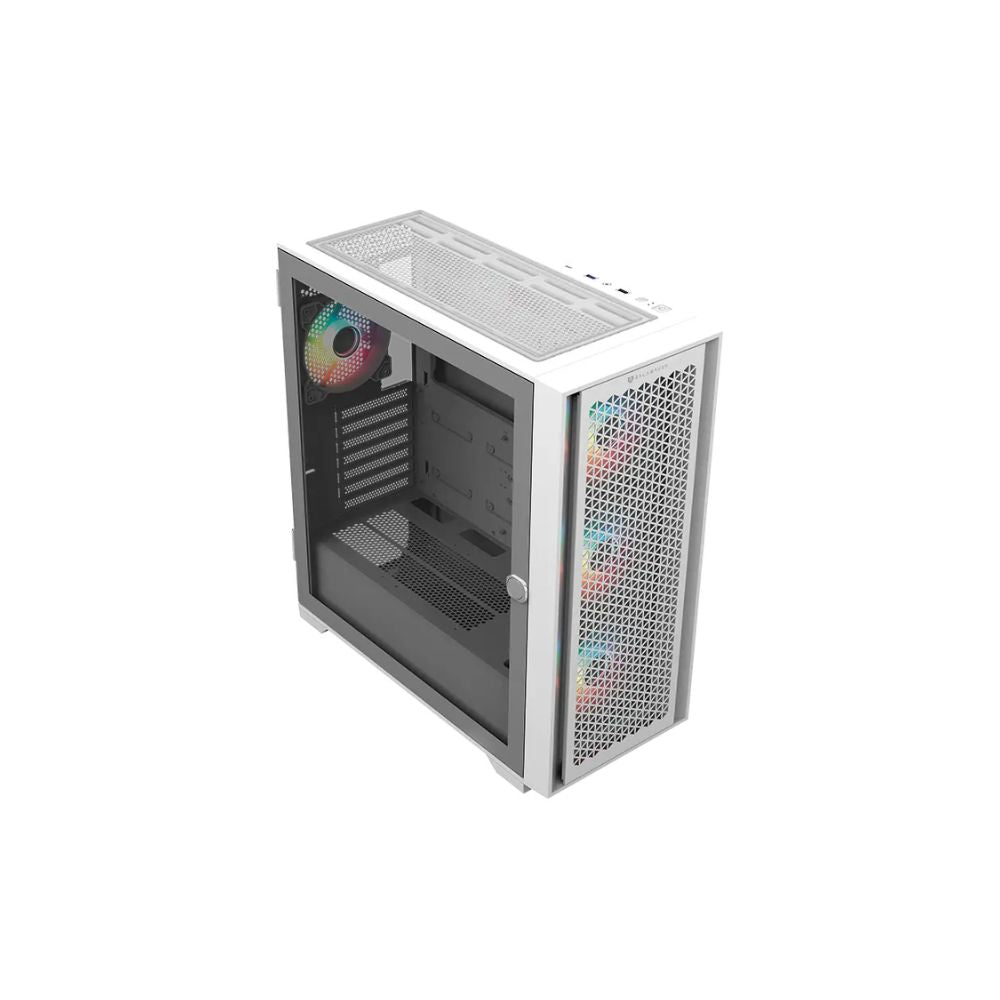 Gabinete Balam Rush Carbono Twin Mate 9000, Full Tower, ATX/EATX/Micro-ATX/Mini-ITX, USB 2.0/3.0, sin Fuente, 4 Ventiladores Instalados, Blanco