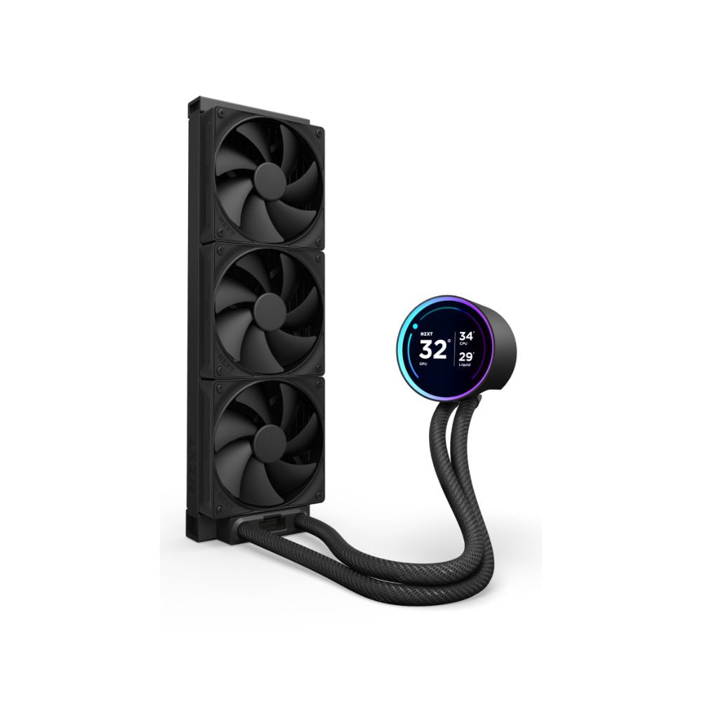 Enfriamiento Líquido NZXT Elite 360 V2 | 360mm | 3x120mm | 2000RPM | Negro