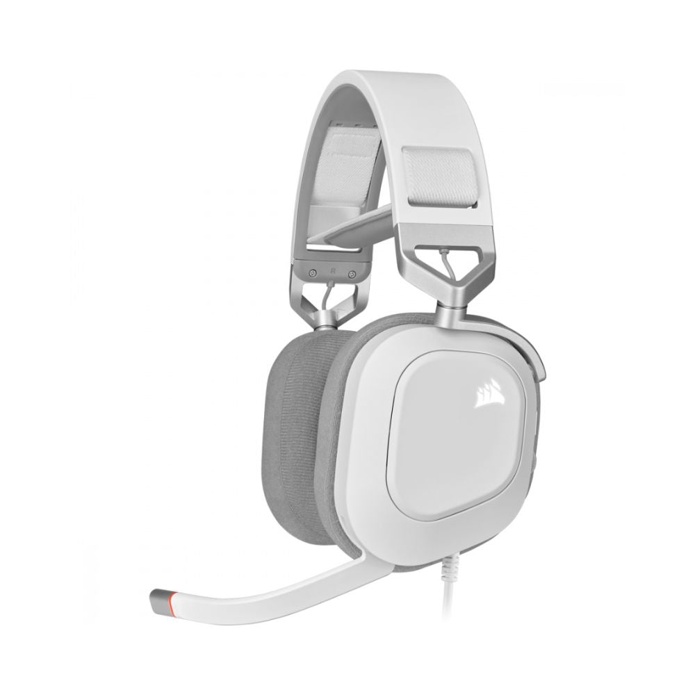 Audifonos Gamer Corsair HS80 RGB USB Blanco | Diadema | USB | 7.1 | RGB | Micrófono
