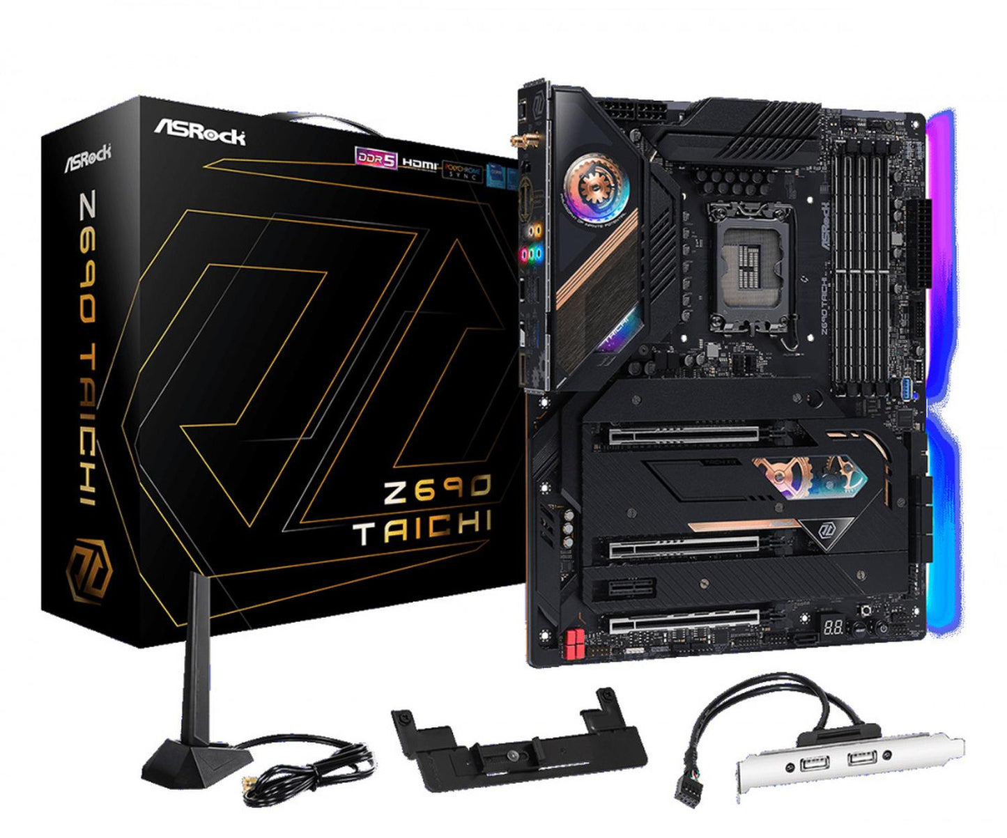 Tarjeta Madre ASRock ATX Z690 Taichi, S-1700, Intel Z690, HDMI, 128GB DDR5 para Intel ― Requiere Actualización de BIOS para Procesadores Intel 13va. Generación