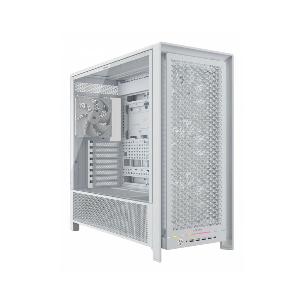 Gabinete CORSAIR 5000D FRAME, Blanco, Cristal Templado, Media Torre, Sin Fuente