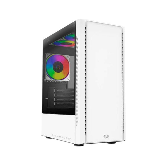 Gabinete BALAM RUSH NYX GI730 BR-936101, Blanco, Cristal Templado, Micro ATX, 1 USB 3.0, Sin Fuente