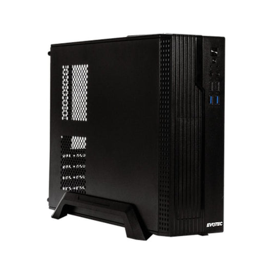 Gabinete Evotec EV-1022, Midi-Tower, ITX/Micro-ATX, USB 2.0, Fuente de 600W, Negro