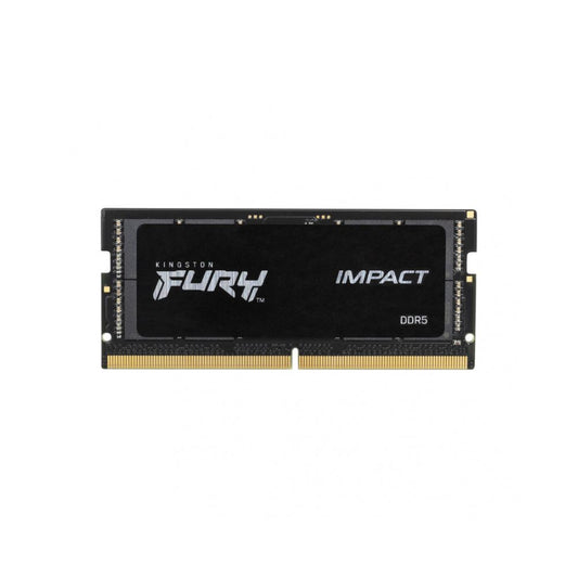 Memoria RAM para Laptop Kingston Fury Impact Black DDR5, 4800MHz, 8GB, Non-ECC, CL38, 262-pin SO-DIMM, XMP