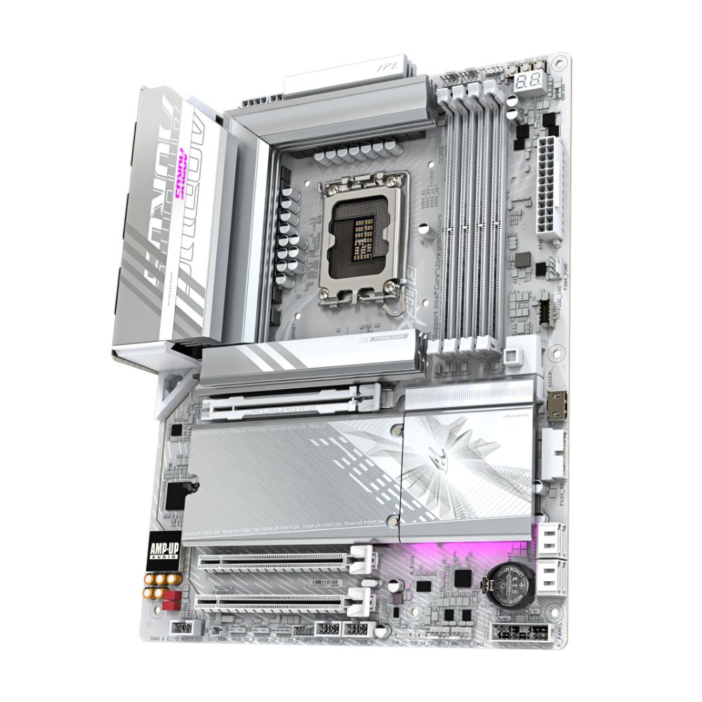 Tarjeta Madre Gigabyte Z890 AORUS ELITE WIFI7 ICE ATX LGA 1851 Intel Z890 256GB DDR5 HDMI/DP para Intel