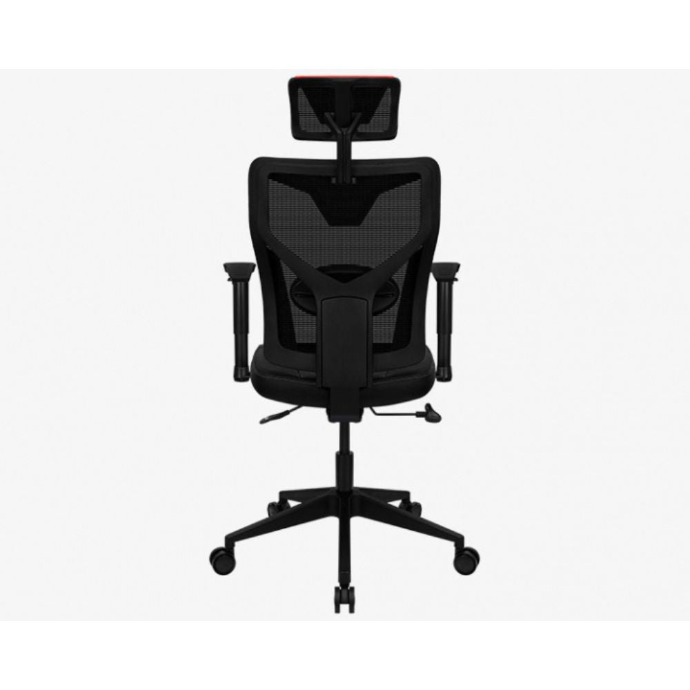Aerocool Silla Gamer Guardian Champion, hasta 150Kg, Negro/Rojo