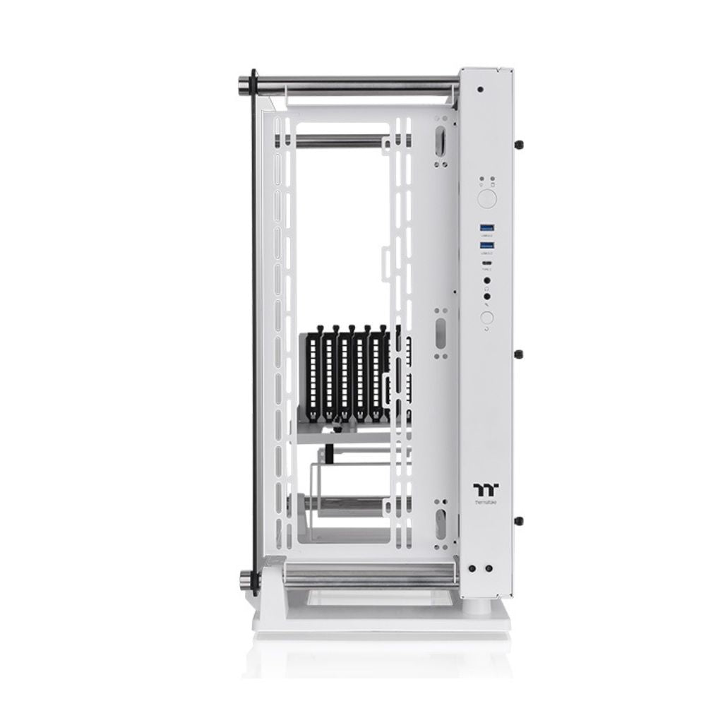 Gabinete Thermaltake Core P3 TG Pro Snow con Ventana Midi-Tower ATX/E-ATX/Micro ATX/Mini-ITX USB 3.0 sin Fuente sin Ventiladores Instalados Blanco