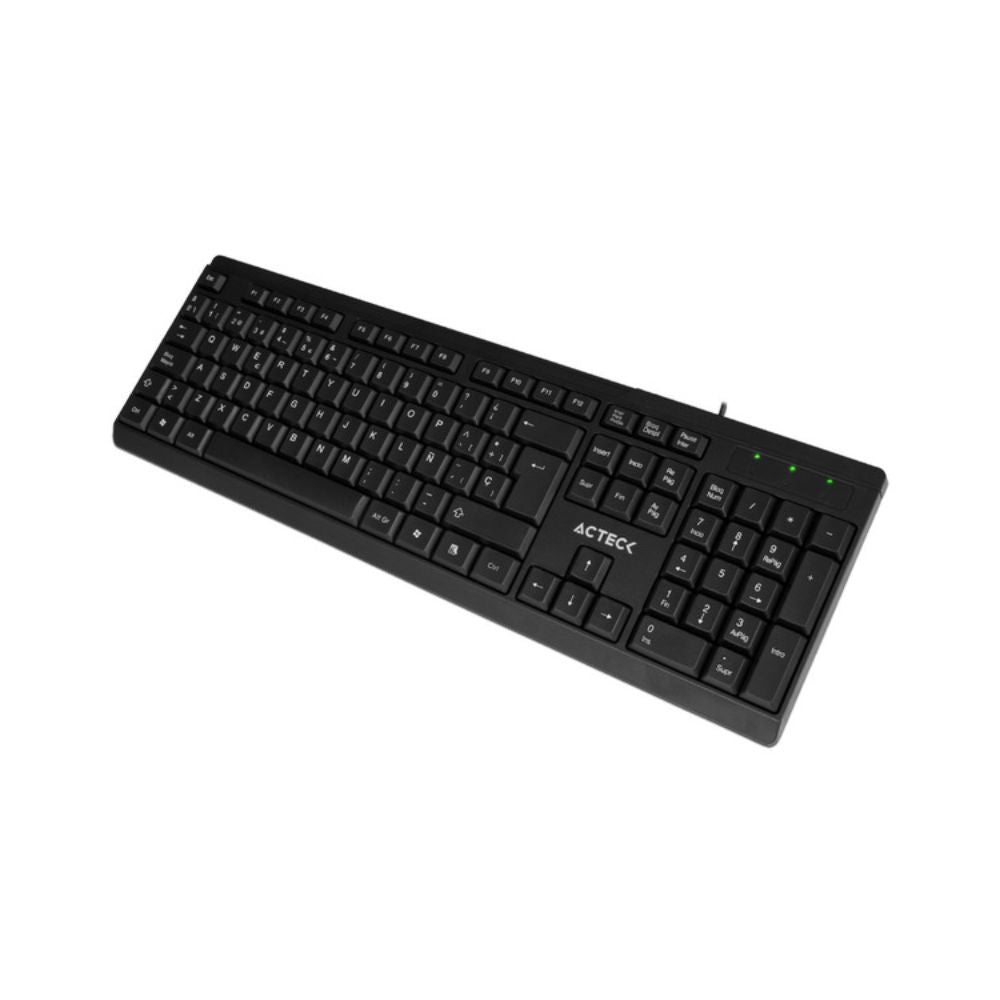 Teclado Acteck AC-928946 | Alámbrico | USB | Español | Negro