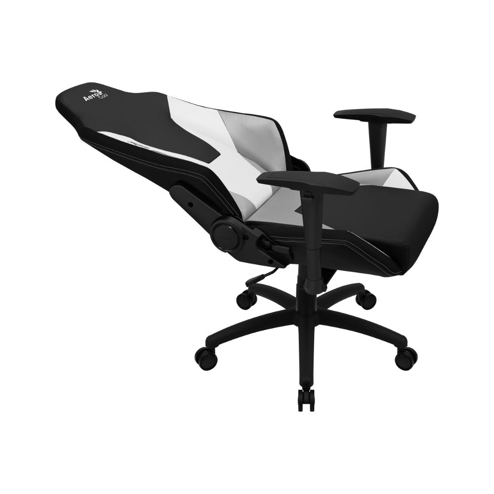 Aerocool Silla Gamer Admiral, hasta 150Kg, Negro/Gris/Blanco