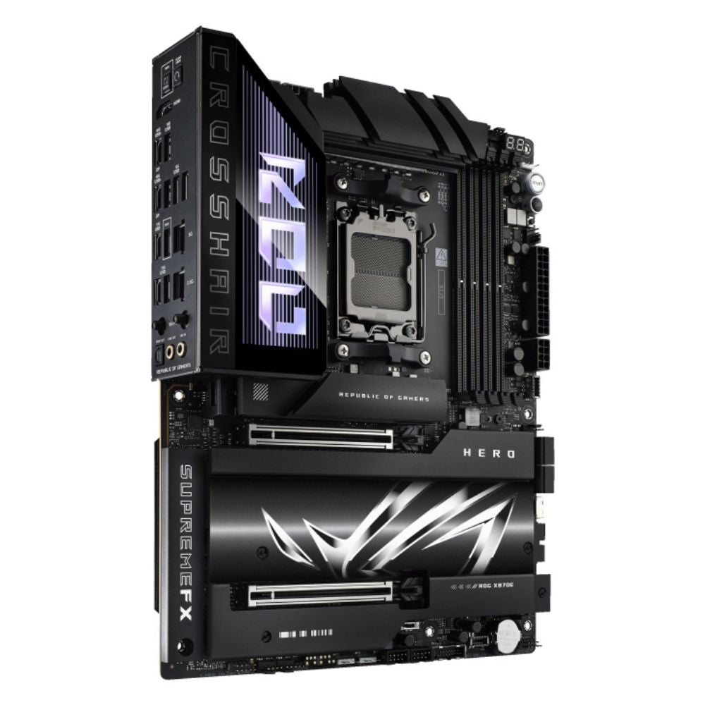 Tarjeta Madre ASUS ROG CROSSHAIR X870E HERO ATX Socket AM5 AMD X870E 192GB DDR5 HDMI para AMD