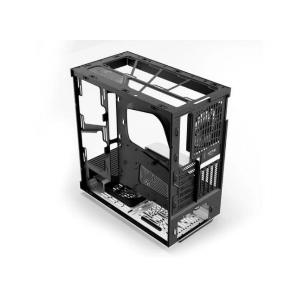 Gabinete HYTE Y40 con Ventana, Midi-Tower, ATX/ITX/micro-ATX, USB 3.0, sin Fuente, 2 Ventiladores Instalados, Negro/Blanco