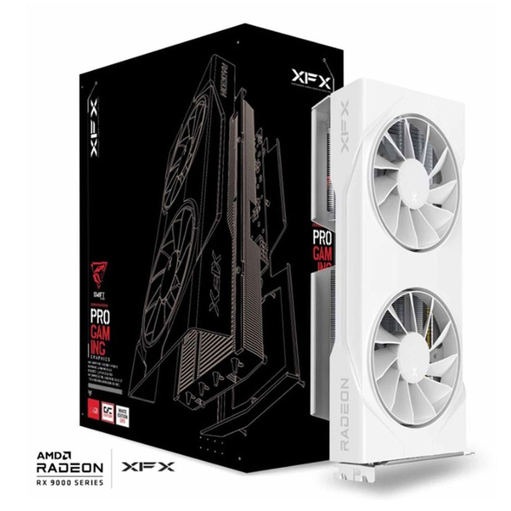 Tarjeta de Video XFX AMD Radeon RX 9060 XT SWIFT OC 8GB 128-bit GDDR6 PCI Express 5.0