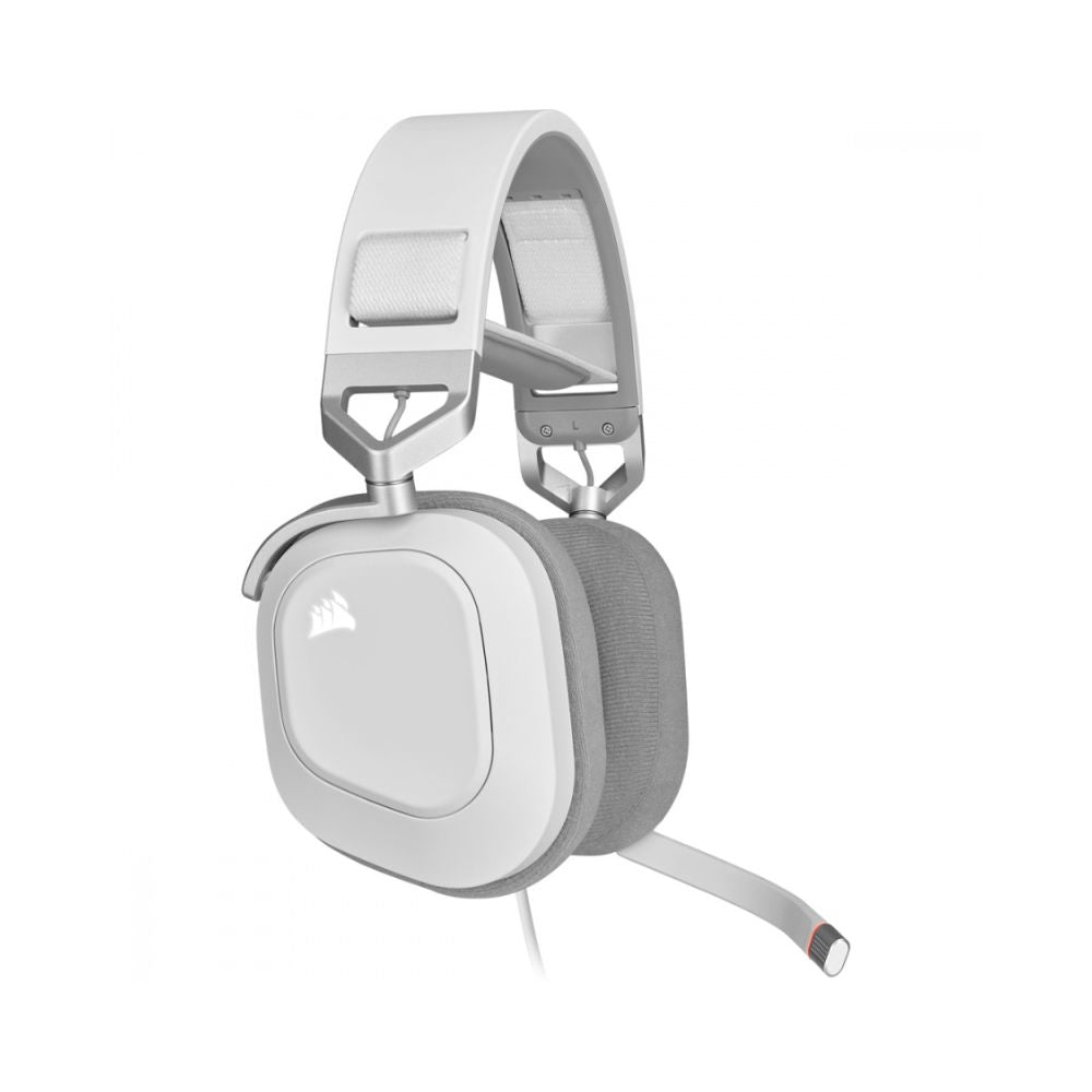 Audifonos Gamer Corsair HS80 RGB USB Blanco | Diadema | USB | 7.1 | RGB | Micrófono