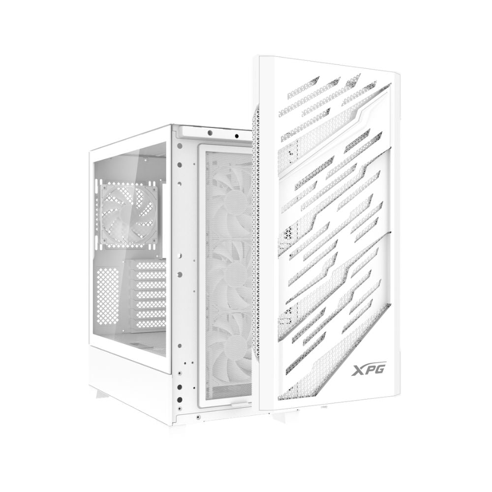 Gabinete XPG STARKERAIRBTFMTA-WHCWW | Midi-Tower | ATX/EATX | 4 Ventiladores | Blanco