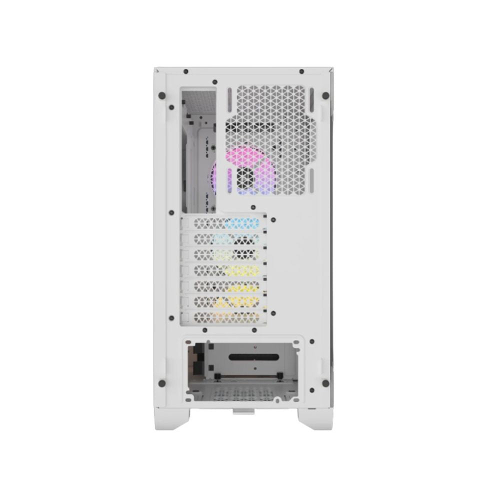 Gabinete Corsair 3000D RGB AIRFLOW, Midi-Tower, ATX/Micro-ATX/Mini-ITX, USB 3.0, sin Fuente, 3 Ventiladores Instalados, Blanco