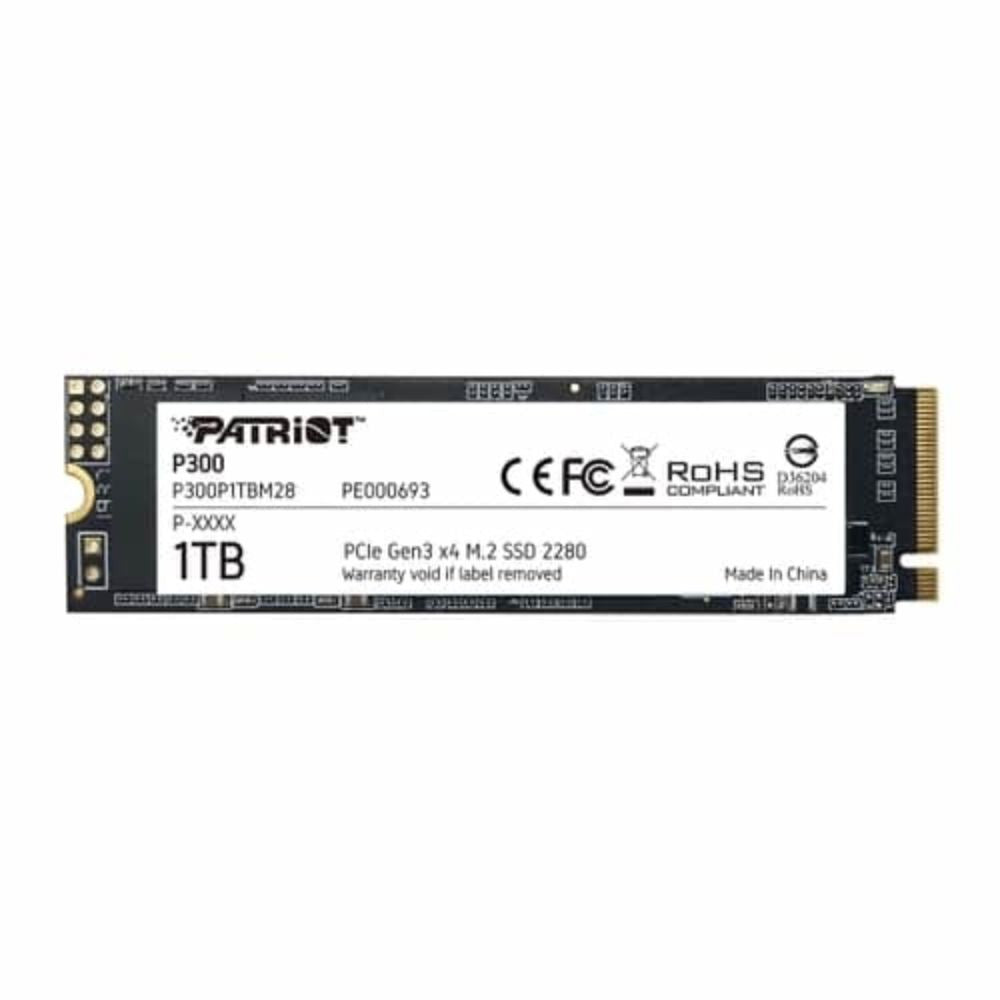 SSD Patriot P300 NVMe 1TB M.2 PCIe 3.0