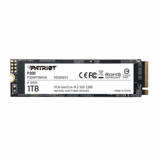 SSD Patriot P300 NVMe 1TB M.2 PCIe 3.0