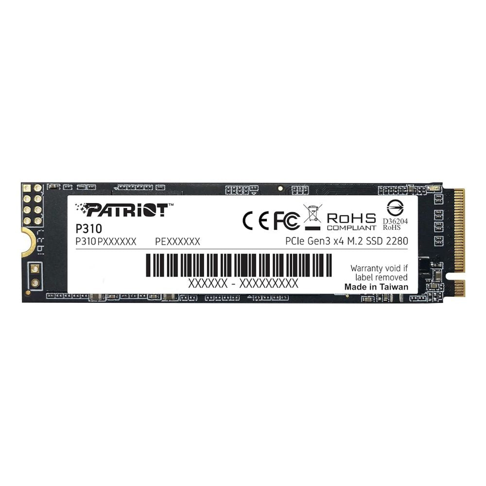 SSD Patriot P310 NVMe 480GB M.2 PCIe 3.0
