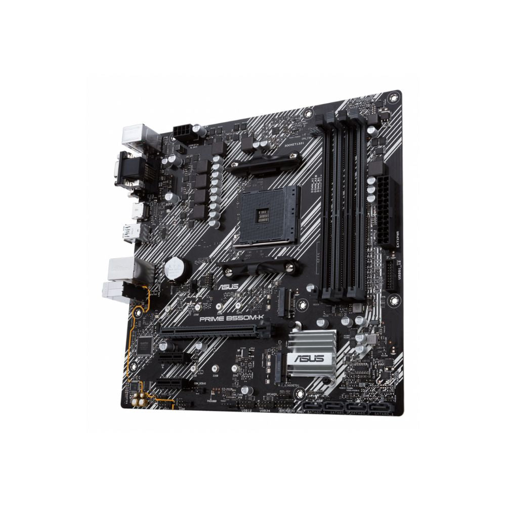 Tarjeta Madre ASUS PRIME B550M-K | Micro-ATX | AM4 | DDR4 128GB | HDMI