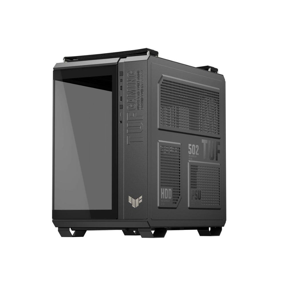 Gabinete ASUS TUF Gaming GT502 Horizon Negro | Midi Tower | ATX/Micro-ATX/Mini-ITX | USB 3.0 | Sin Fuente | Sin Ventiladores