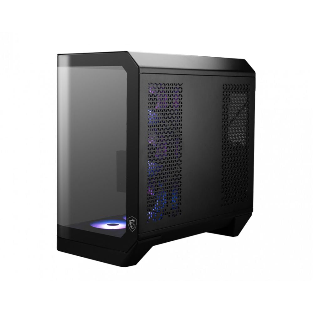 Gabinete MSI MAG PANO 120R PZ Negro | Midi Tower | Micro-ATX/Mini-ITX | USB 3.0 | Sin Fuente | 1 Ventilador