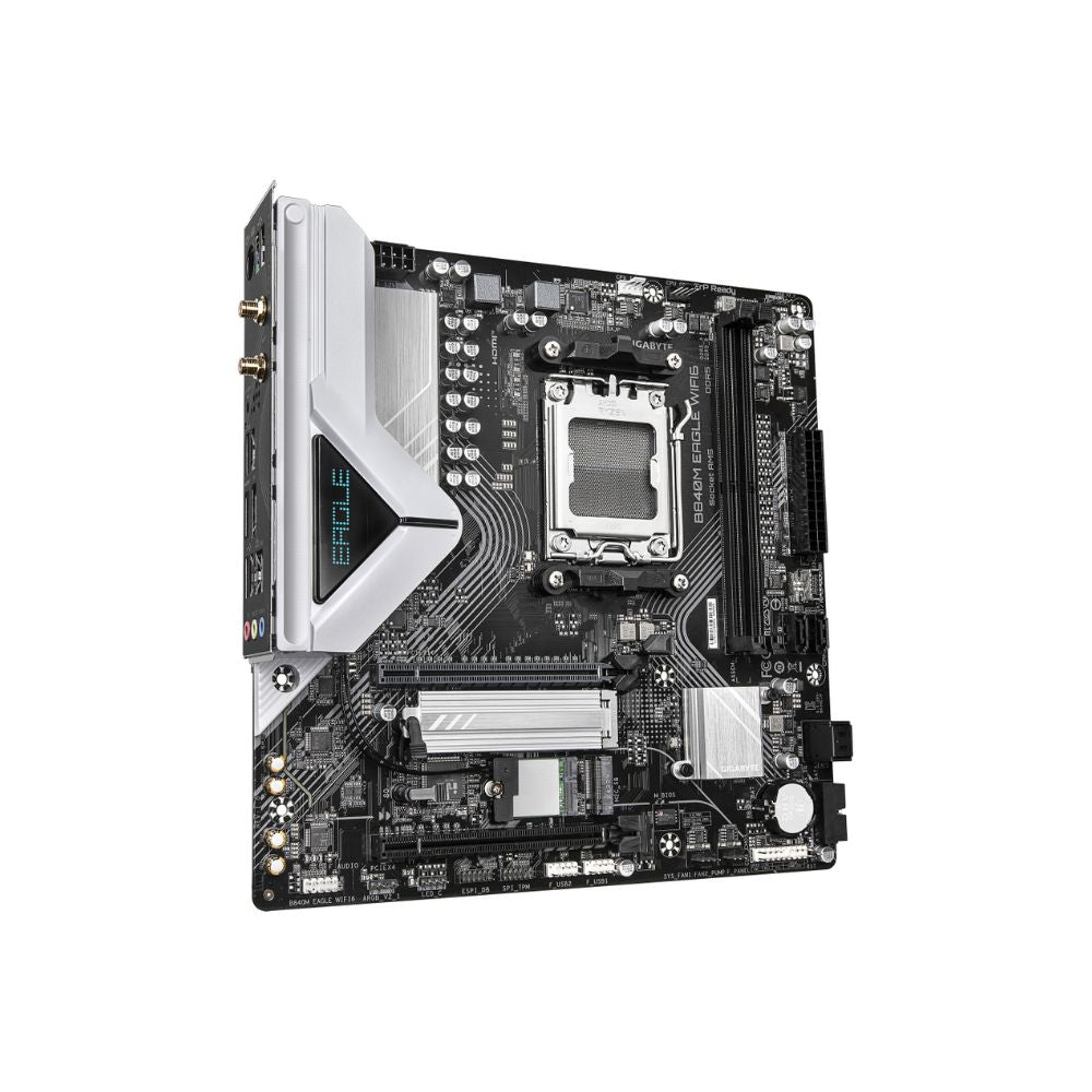 Tarjeta Madre Gigabyte B840M EAGLE WIFI6 | Micro-ATX | AM5 | DDR5 128GB | HDMI/DP